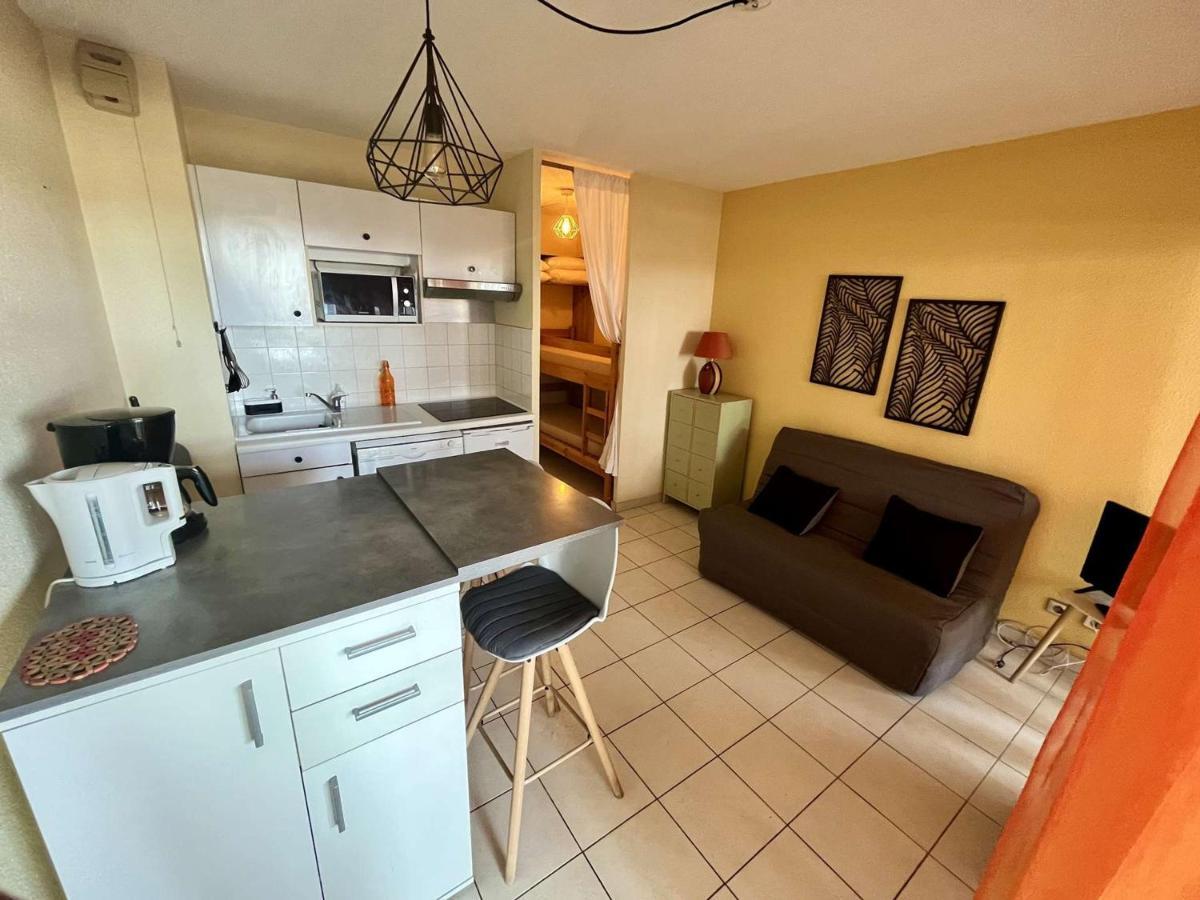 Studio Cabine Avec Terrasse 4 Pers, Acces Direct Plage, Tv, Animaux Admis - Argeles-Sur-Mer - Fr-1-225-798 외부 사진