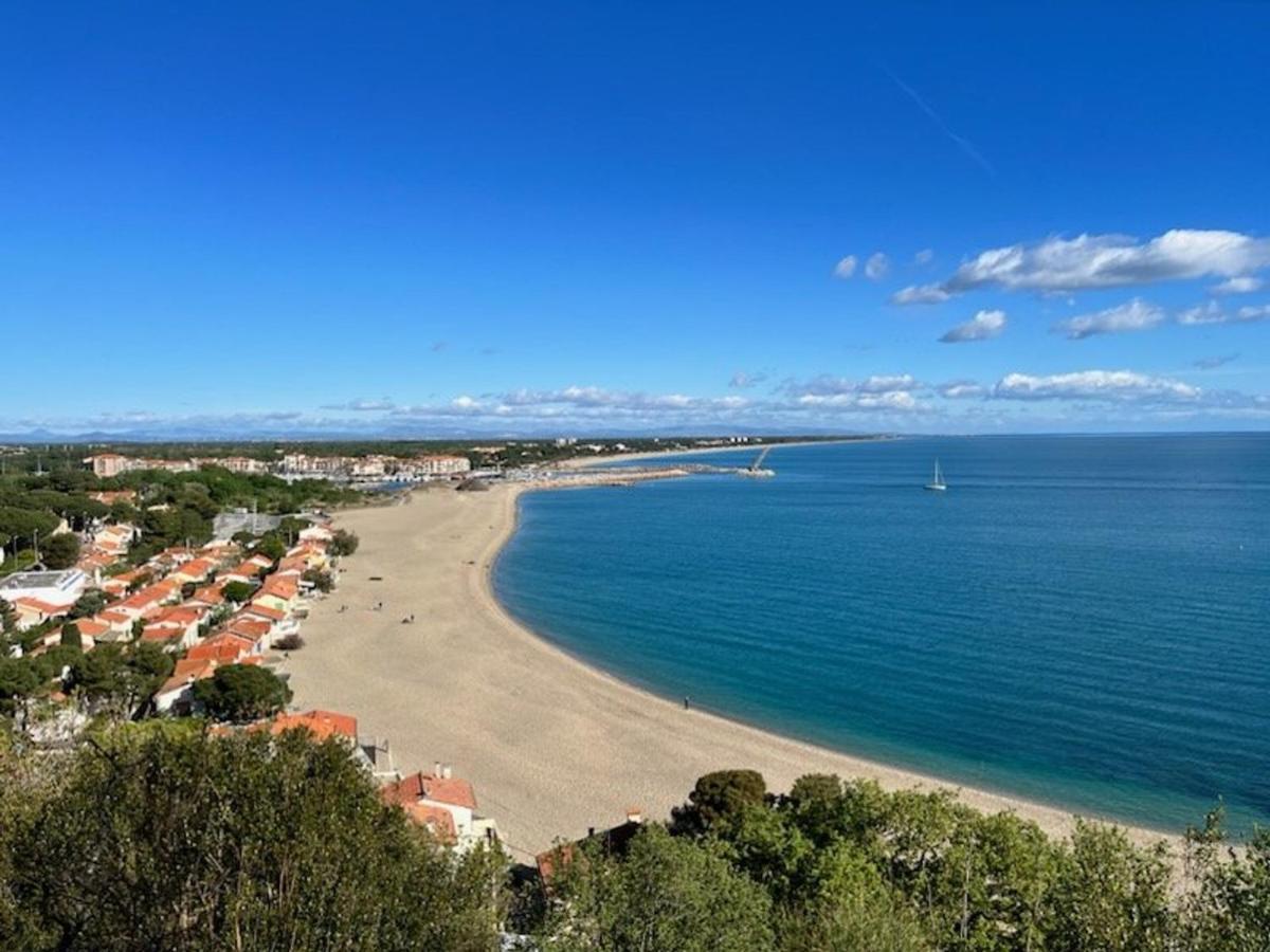 Studio Cabine Avec Terrasse 4 Pers, Acces Direct Plage, Tv, Animaux Admis - Argeles-Sur-Mer - Fr-1-225-798 외부 사진