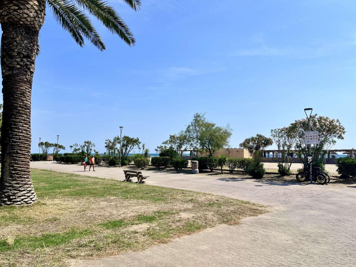 Studio Cabine Avec Terrasse 4 Pers, Acces Direct Plage, Tv, Animaux Admis - Argeles-Sur-Mer - Fr-1-225-798 외부 사진